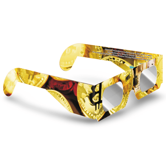 Solar Eclipse Glasses - Bitcoin Crypto Design - Absolute Eclipse